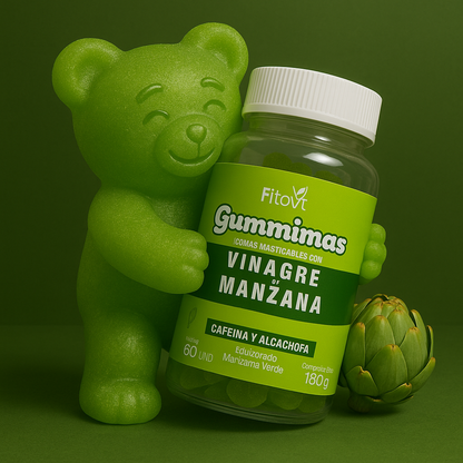 GOMITAS DE VINAGRE DE MANZANA X60 UND