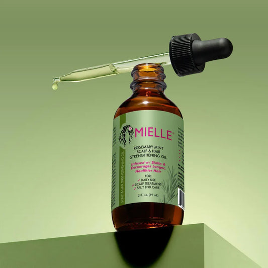 ACEITE DE ROMERO & MENTA MIELLE ORGANICS - FORTALECEDOR CAPILAR